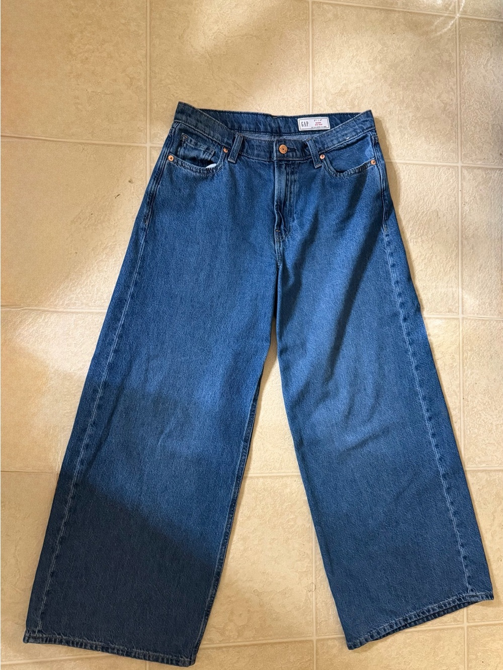 GAP baggy mid rise jeans